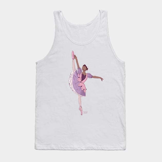 The Sugar Plum Fairy (blue background) Tank Top by AlexTal